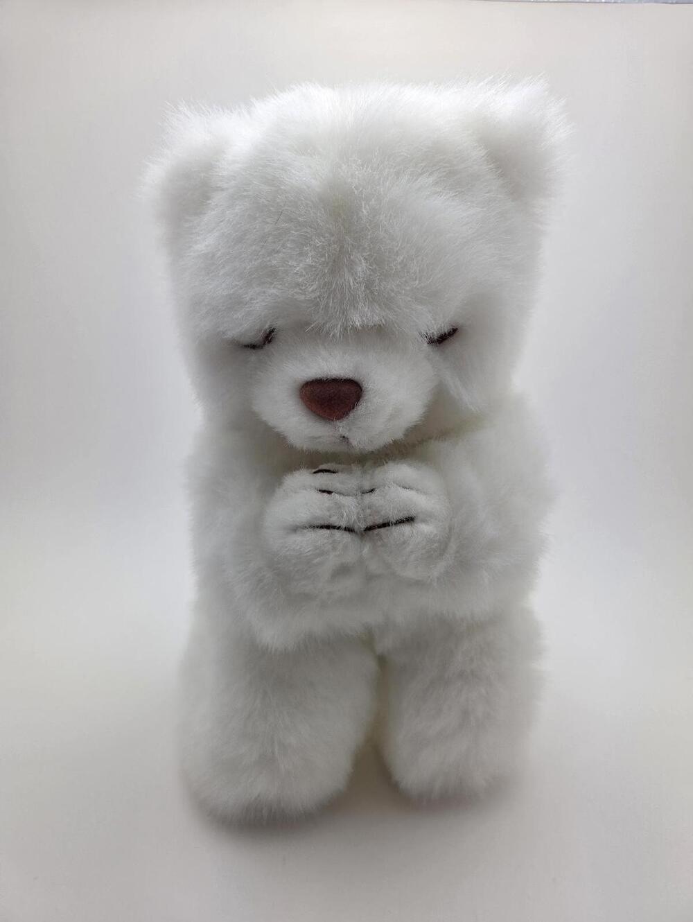 Ty Classics Collection “Prayer Bear” the White Praying Bear - No Tag (12 inch)